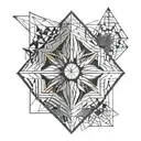 today and tomorrow tattoo design idea