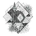 today and tomorrow tattoo design idea