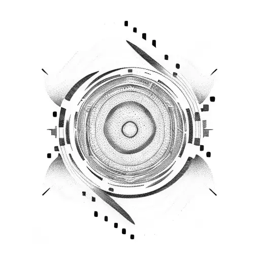 Soundwaves tattoo design idea