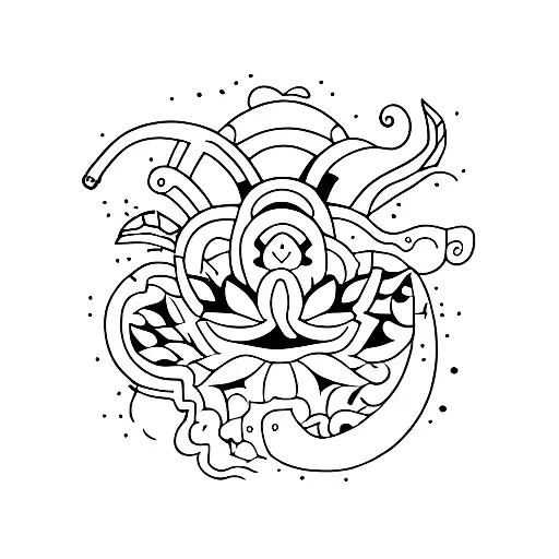 half lemon tattoo design idea