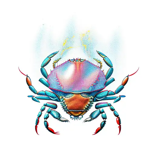 Crab tattoo design idea