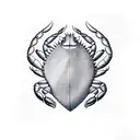 Crab tattoo design idea