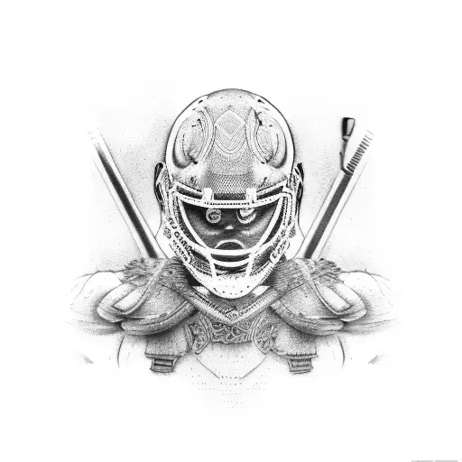 professional sports athlete tattoo design idea