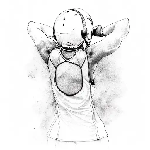 athlete tattoo design idea