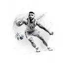 athlete tattoo design idea