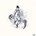 athlete tattoo design idea