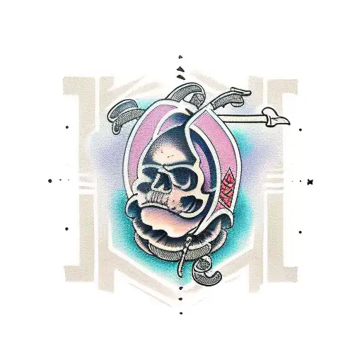 guillotine  tattoo design idea