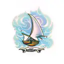 guillotine  tattoo design idea