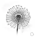 Dandelion tattoo design idea