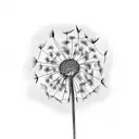 Dandelion tattoo design idea