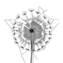 Dandelion tattoo design idea