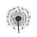 Dandelion tattoo design idea