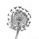 Dandelion tattoo design idea