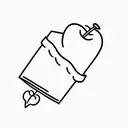 an apple juice box tattoo design idea