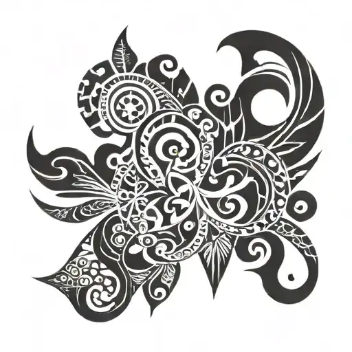 venezuela y italy tattoo design idea