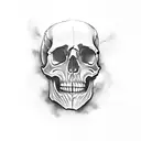 skull mariachi tattoo design idea