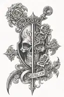 Fear None But God tattoo design idea