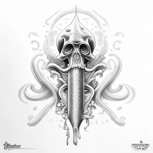 Davey jones tattoo design idea