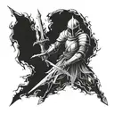 dark souls tattoo design idea