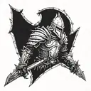 dark souls tattoo design idea