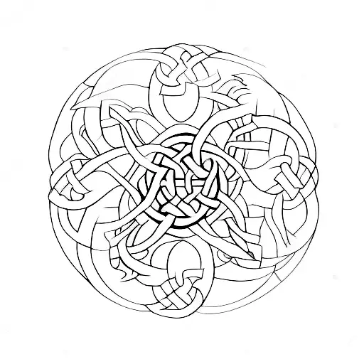 Stoic celtic infinity proud small  tattoo design idea
