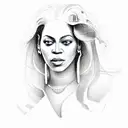 beyonce tattoo design idea