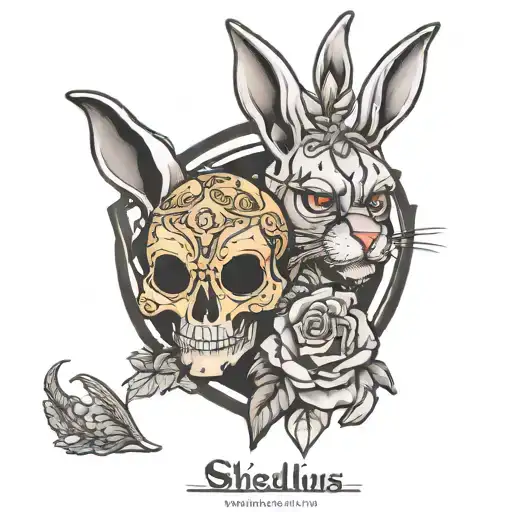 canción where shields goes de bad bunny tattoo design idea