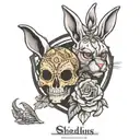 canción where shields goes de bad bunny tattoo design idea
