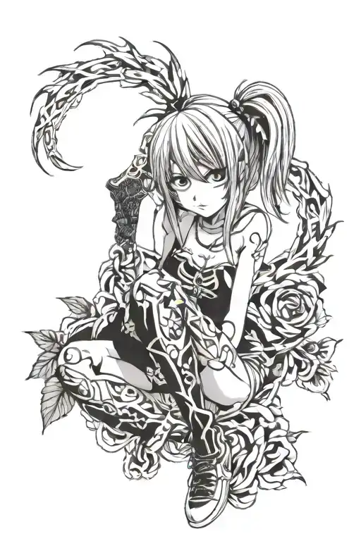 Amane Misa  death note  tattoo design idea