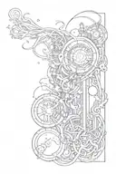 Four Stops tattoo design idea