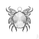 CRAB tattoo design idea