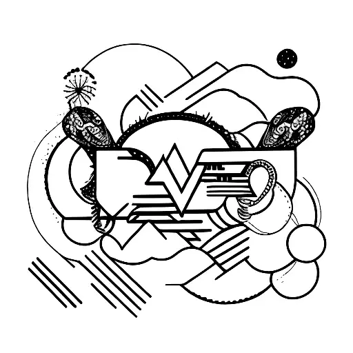 rave tattoo design idea