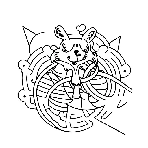 rave tattoo design idea