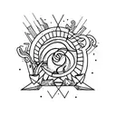 rave tattoo design idea