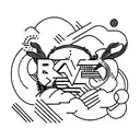 rave tattoo design idea