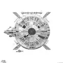 Star Wars, Millenium Falcon, TIE Fighters, Galactic Empire, Rebel Alliance tattoo design idea