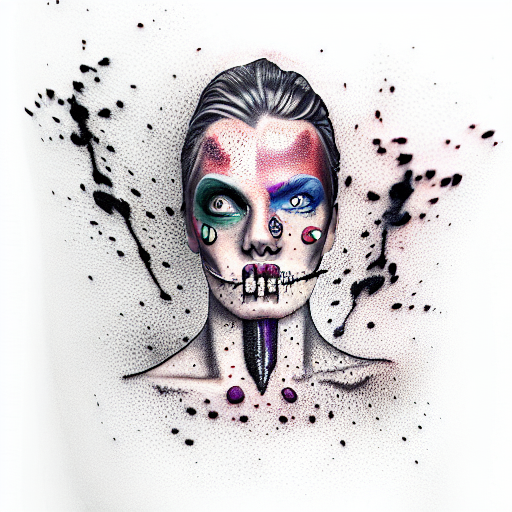 bite marks tattoo design idea
