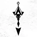 Zelda Master Sword tattoo design idea