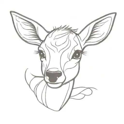 Bambi tattoo design idea