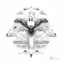 albatross tattoo design idea