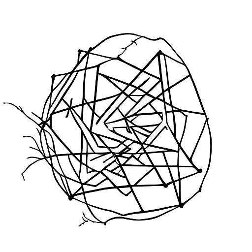 red string of fate hand  tattoo design idea