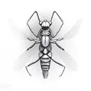 mantis tattoo design idea