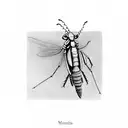 mantis tattoo design idea