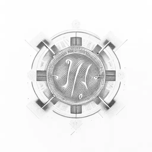 JM initials with the 26-02-2022 date tattoo design idea