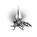 chalice with a scorpion tattoo design idea