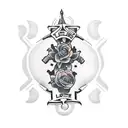 Lost in love, loner, Atri tattoo design idea
