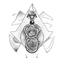 Lost in love, loner, Atri tattoo design idea