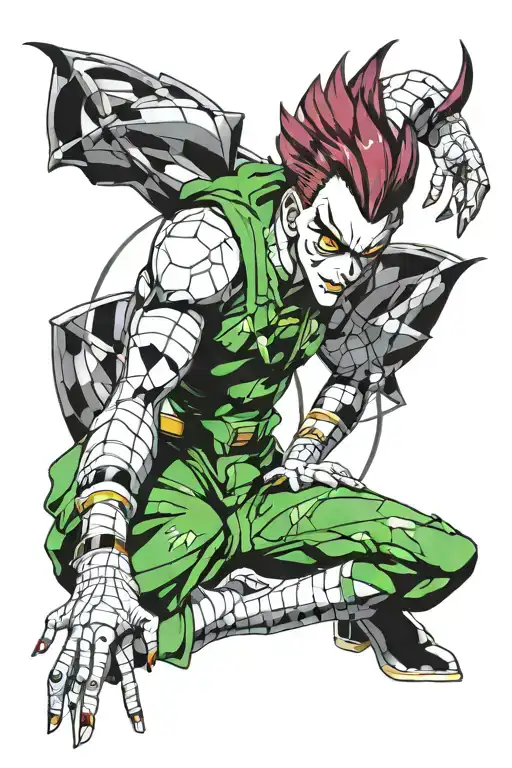 Gon Freecss Hisoka Spider 8 tattoo design idea