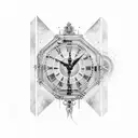 october 2, 1992 - may 8, 2023 in Roman numerals tattoo design idea