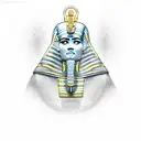 king tut tattoo design idea